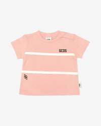 Baby Gcds Low Band Logo T-Shirt: Girl T-shirts Pink | GCDS Spring/Summer 2023